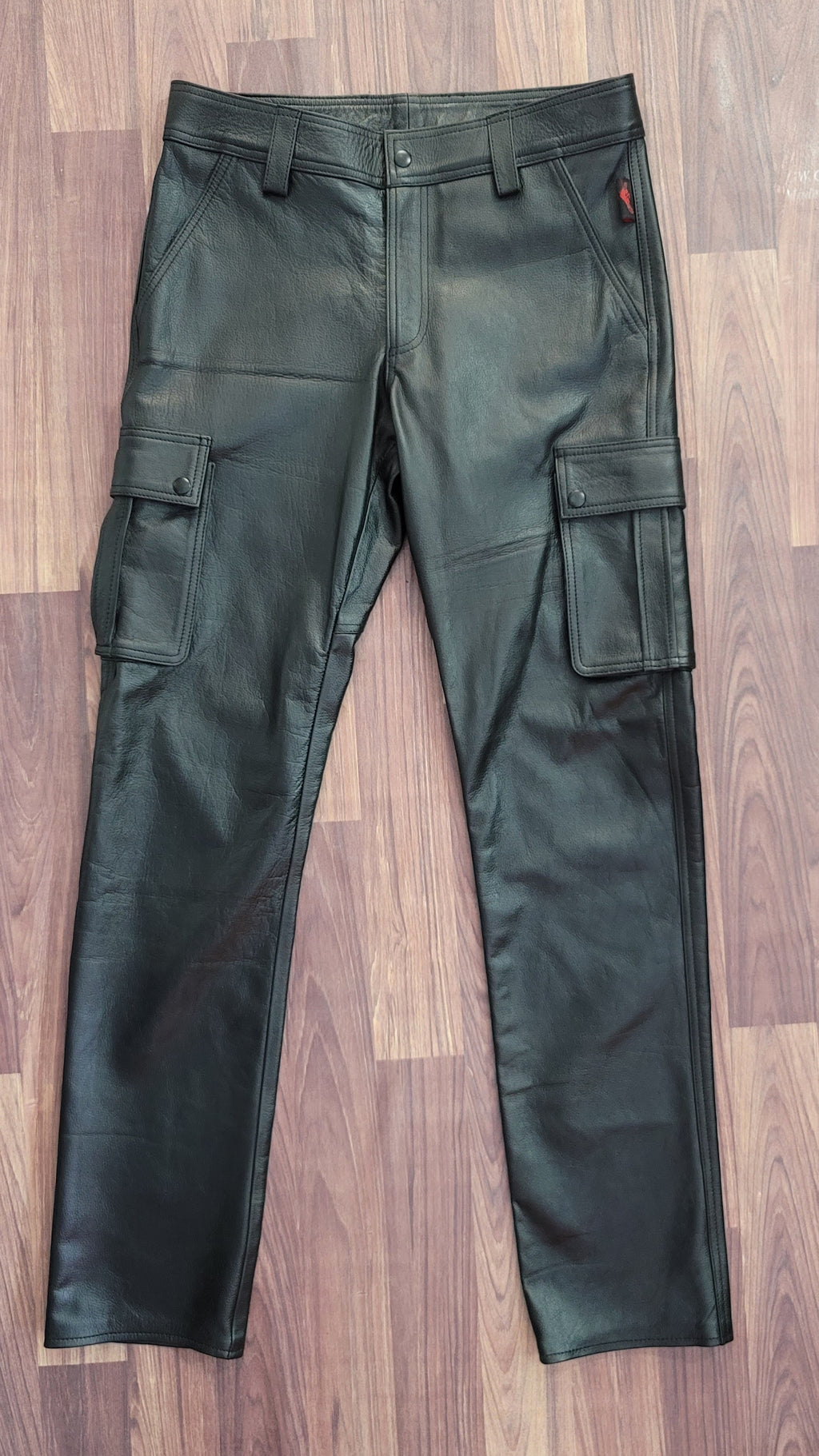 TAURUS LEATHER Cow Leather Cargo Trouser