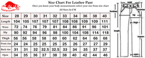 Rebel/Rocker Vibe TAURUS LEATHER - Badass Blue Cowhide Pants With Gold-Stitched 501 Cut