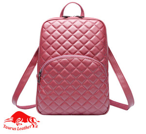 TAURUS LEATHER Quilted Bag Pack