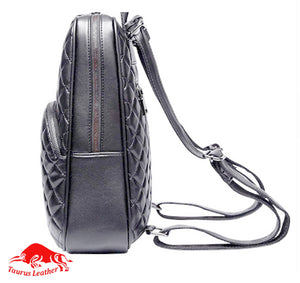 TAURUS LEATHER Quilted Bag Pack