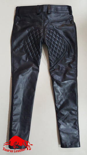 TAURUS LEATHER Cow Leather Padded Trouser