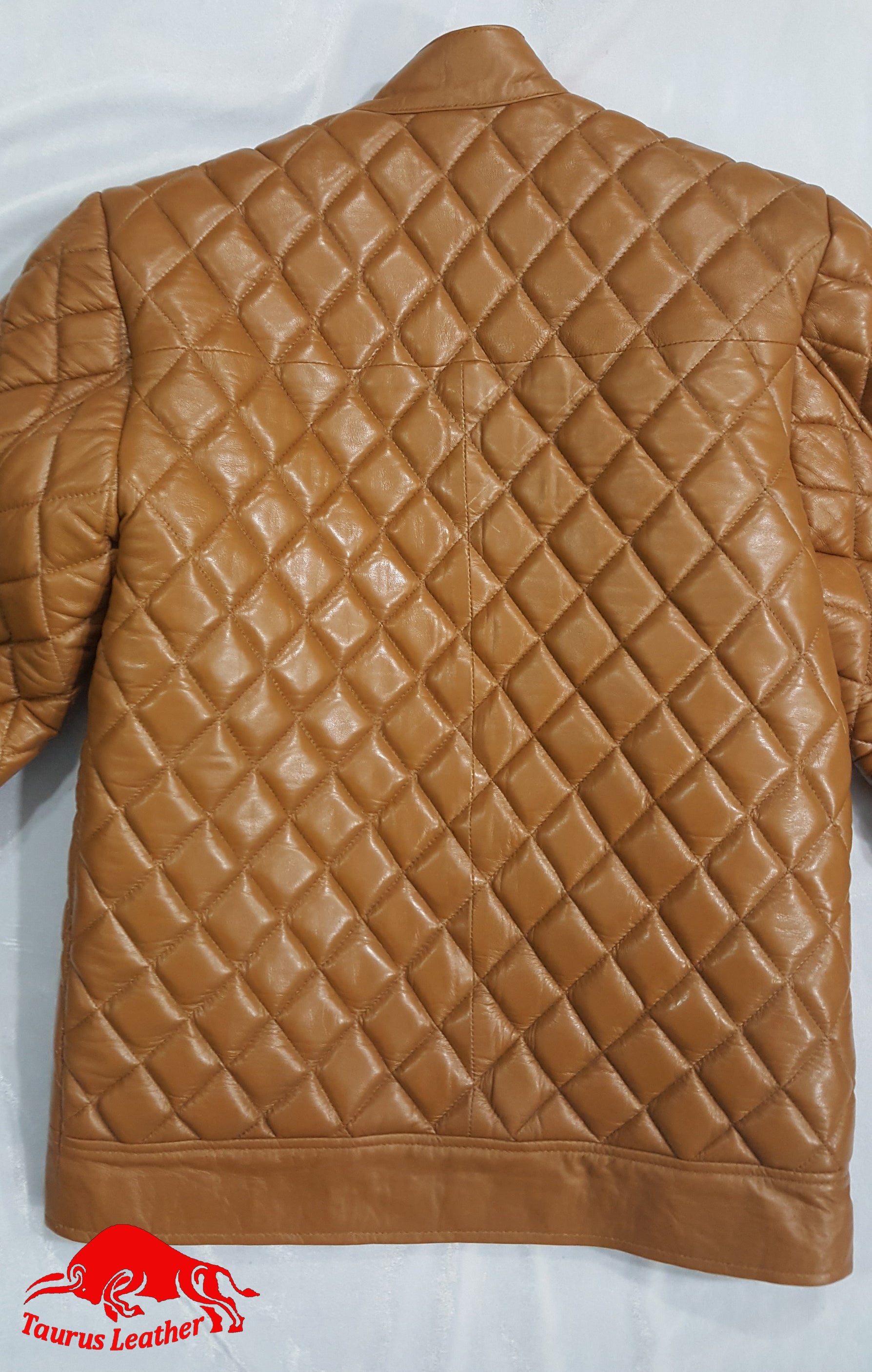TAURUS LEATHER Quilted Sheep Leather Tank Color Jacket