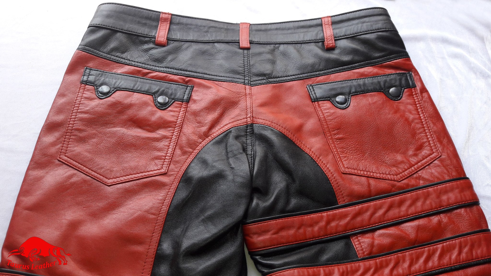 TAURUS LEATHER Beautiful Contrasts Sheep Leather Pant